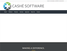 Tablet Screenshot of cashesoftware.com